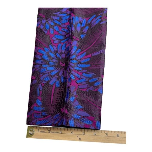 J Crew Garden Pant Midnight Floral Jacquard Pattern NWT Ankle Length Size 10 - Picture 11 of 14